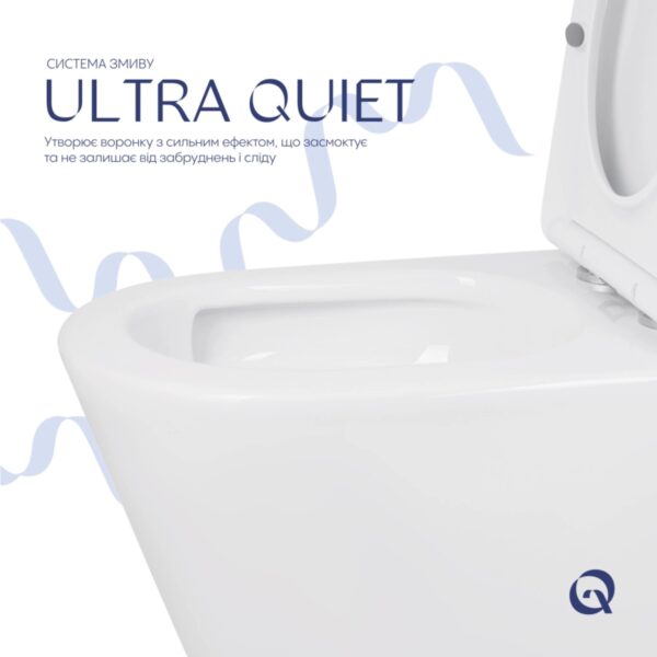Унітаз підлоговий Qtap Swan Eco Ultra Quiet з сидінням Soft-close 640x360x835 мм QTSWA27W48748 White Унітаз підлоговий Qtap Swan Eco Ultra Quiet з сидінням Soft-close 640x360x835 мм QTSWA27W48748 White