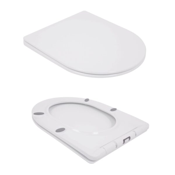 Унитаз напольный Qtap Jay Eco Ultra Quiet с сиденьем Soft-close 640x360x835 мм QTJAY27W48749 White Унітаз підлоговий Qtap Jay Eco Ultra Quiet з сидінням Soft-close 640x360x835 мм QTJAY27W48749 White
