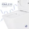 Унітаз підлоговий Qtap Crow Eco безобідковий з сідінням Soft-close QTCRO27W48750 Унітаз підлоговий Qtap Crow Eco безобідковий з сідінням Soft-close QTCRO27W48750