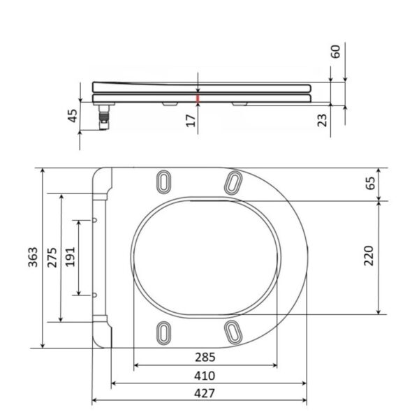 Qtap Сидіння для унітаза (Robin 490, Scorpio 490) 430x363x60 мм, White, з мікроліфтом, Slim Duroplast, MagLock QTSC179W48915 Qtap Сидіння для унітаза (Robin 490, Scorpio 490) 430x363x60 мм, White, з мікроліфтом, Slim Duroplast, MagLock QTSC179W48915