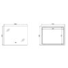 Зеркало Qtap Taurus (TA1) 1000×800 мм с LED-подсветкой Touch, с антизапотеванием, с диммером, рег. темп цвета (3000-6500K) Дзеркало Qtap Taurus (TA1) 1000×800 мм з LED-підсвічуванням Touch, з антизапотіванням, з димером, рег. темп. кольору (3000-6500K)