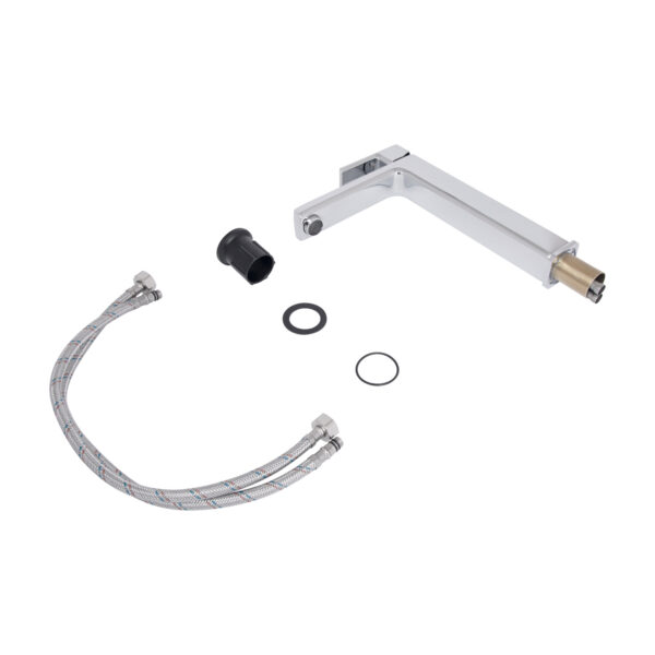 Смеситель для раковины Lidz Dozorca 001FH высокий (k35) Chrome LDDOZ001FHCRM48990 Змішувач для раковини Lidz Dozorca 001FH високий (k35) Chrome LDDOZ001FHCRM48990