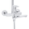 Душова система універсальна Lidz Latwa 1031 на три споживача (з виливом) (k35) Chrome LDLAT1031CRM48993 Душова система універсальна Lidz Latwa 1031 на три споживача (з виливом) (k35) Chrome LDLAT1031CRM48993
