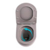 Унітаз підвісний Qtap Robin Ultra Quiet 520×365×340 мм, Stone grey, з сидінням Slim Duroplast / Soft-close / Quick Release Унітаз підвісний Qtap Robin Ultra Quiet 520×365×340 мм, Stone grey, з сидінням Slim Duroplast / Soft-close / Quick Release