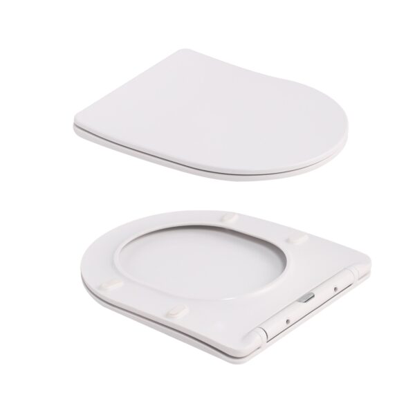 Унітаз підвісний Qtap Robin Ultra Quiet 520×365×340 мм, Marble, з сидінням Slim Duroplast / Soft-close / Quick Release Унітаз підвісний Qtap Robin Ultra Quiet 520×365×340 мм, Marble, з сидінням Slim Duroplast / Soft-close / Quick Release
