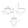 Унітаз підвісний Qtap Tern Ultra Quiet 520×345×325 мм, Beige, з сидінням Slim Duroplast / Soft-close / Quick Release Унітаз підвісний Qtap Tern Ultra Quiet 520×345×325 мм, Beige, з сидінням Slim Duroplast / Soft-close / Quick Release