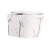 Унитаз подвесной Qtap Tern Ultra Quiet 520×345×325 мм, Marble, с сиденьем Slim Duroplast / Soft-close / Quick Release Унітаз підвісний Qtap Tern Ultra Quiet 520×345×325 мм, Marble, з сидінням Slim Duroplast / Soft-close / Quick Release