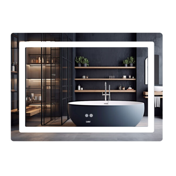 Дзеркало Lidz Kubis (KU2) 1200х800 з LED-підсвічуванням Touch, з антизапотіванням, з димером, рег. яскравості LDKUB120080049007 Дзеркало Lidz Kubis (KU2) 1200х800 з LED-підсвічуванням Touch, з антизапотіванням, з димером, рег. яскравості LDKUB120080049007