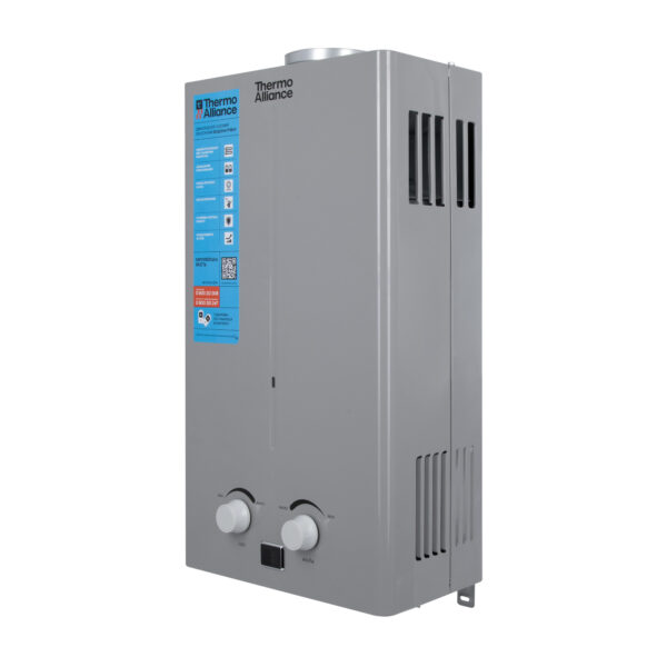 Колонка газова димохідна Thermo AllianceJSD20-10CR SILVER 10 л Колонка газова димохідна Thermo AllianceJSD20-10CR SILVER 10 л