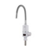 Проточный кран-водонагреватель с гибким изливом для кухни Lidz Warm 065 LDWAR065GRE49096 White/Grey Проточний кран-водонагрівач з гнучким виливом для кухні Lidz Warm 065 LDWAR065GRE49096 White/Grey