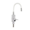 Проточный кран-водонагреватель с гибким изливом для кухни Lidz Warm 065 LDWAR065WHI49097 White/White Проточний кран-водонагрівач з гнучким виливом для кухні Lidz Warm 065 LDWAR065WHI49097 White/White