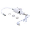 Проточный кран-водонагреватель с гибким изливом для кухни Lidz Warm 065 LDWAR065WHI49097 White/White Проточний кран-водонагрівач з гнучким виливом для кухні Lidz Warm 065 LDWAR065WHI49097 White/White