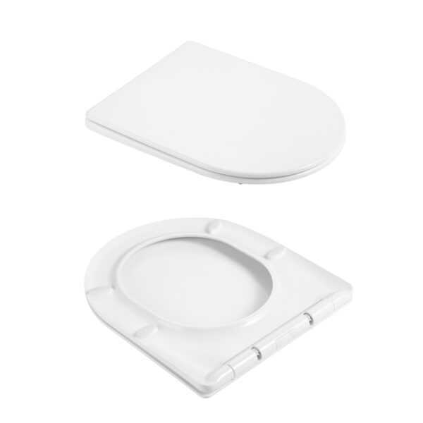 Унітаз підвісний Qtap Taurus Ultra Quiet 515×360×350 мм, White, з сидінням Slim Duroplast / Soft-close / Quick Release Унітаз підвісний Qtap Taurus Ultra Quiet 515×360×350 мм, White, з сидінням Slim Duroplast / Soft-close / Quick Release
