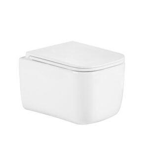 Унітаз підвісний Qtap Gemini Ultra Quiet 485×340×350 мм, White, з сидінням Slim Duroplast / Soft-close / Quick Release Унітаз підвісний Qtap Gemini Ultra Quiet 485×340×350 мм, White, з сидінням Slim Duroplast / Soft-close / Quick Release