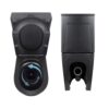 Комплект 2 в 1: підлоговий унітаз Qtap Scorpio Matt Black QT14226088AMB + набір гігієнічного душу Lidz Aria Black LDARI110BLA43394