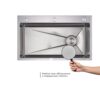 Комплект Lidz Handmade H7545 Мойка для кухни интегрированная Decor Honeycomb LDH7545DEC48372 + Lidz (BLA) Измельчитель для кухонного Комплект Lidz Handmade H7545 Мийка для кухні інтегрована Decor Honeycomb LDH7545DEC48372 + Lidz (BLA) Подрібнювач для кухонного