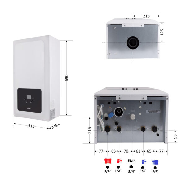 Котел газовый Airfel Optimum Premix 30 кВт Котел газовый Airfel Optimum Premix 30 кВт