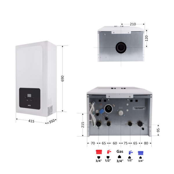 Котел газовий Airfel Optimum Premix 36 кВт Котел газовий Airfel Optimum Premix 36 кВт