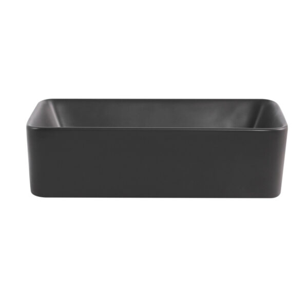 Комплект Qtap Tern Anthracite 3 в 1: підвісний унітаз Ultra Quiet + біде підвісне + раковина накладна QTROBAN49157