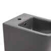 Комплект Qtap Tern Anthracite 3 в 1: підвісний унітаз Ultra Quiet + біде підвісне + раковина накладна QTROBAN49157