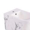 Комплект Qtap Tern Marble 3 в 1: підвісний унітаз Ultra Quiet + біде підвісне + раковина накладна QTTERMR49164