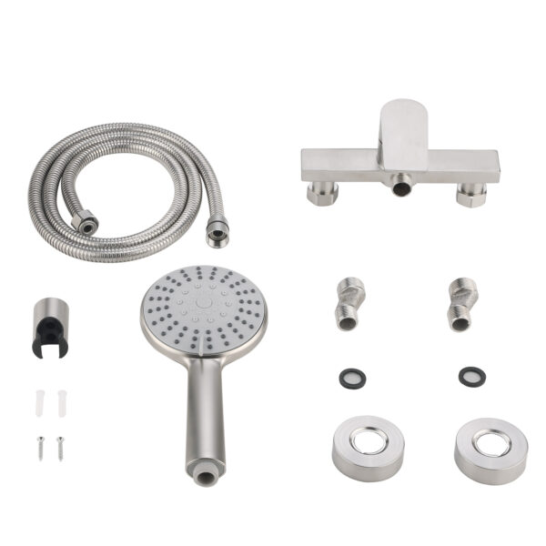 Смеситель для душа Lidz Nexus 010 (k35) LDNEX010NKS49188 Nickel Змішувач для душу Lidz Nexus 010 (k35) LDNEX010NKS49188 Nickel