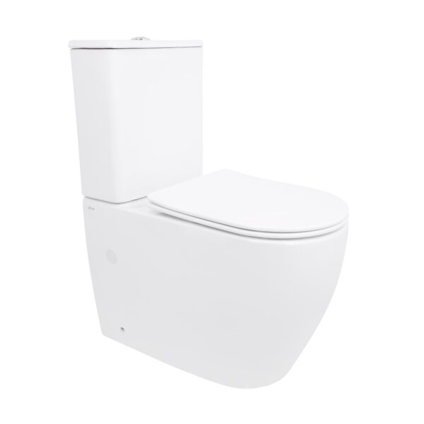 Унитаз напольный Qtap Evia Ultra Quiet 630×350×795 мм с сиденьем Soft-close, White QTEVI27W49258 Унітаз підлоговий Qtap Evia Ultra Quiet 630×350×795 мм з сидінням Soft-close, White QTEVI27W49258