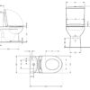 Унитаз напольный Qtap Evia Ultra Quiet 630×350×795 мм с сиденьем Soft-close, White QTEVI27W49258 Унітаз підлоговий Qtap Evia Ultra Quiet 630×350×795 мм з сидінням Soft-close, White QTEVI27W49258