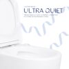 Унитаз напольный Qtap Evia Ultra Quiet 630×350×795 мм с сиденьем Soft-close, White QTEVI27W49258 Унітаз підлоговий Qtap Evia Ultra Quiet 630×350×795 мм з сидінням Soft-close, White QTEVI27W49258