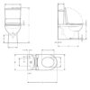 Унітаз підлоговий Qtap Arvin Ultra Quiet 630×350×795 мм з сидінням Soft-close, White QTARV27W49259 Унітаз підлоговий Qtap Arvin Ultra Quiet 630×350×795 мм з сидінням Soft-close, White QTARV27W49259