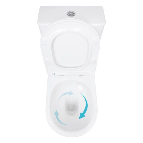 Унітаз підлоговий Qtap Arvin Ultra Quiet 630×350×795 мм з сидінням Soft-close, White QTARV27W49259 Унітаз підлоговий Qtap Arvin Ultra Quiet 630×350×795 мм з сидінням Soft-close, White QTARV27W49259
