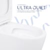 Унитаз напольный Qtap Leo Ultra Quiet 620×355×790 мм c сиденьем Soft-close, White QTLEO27W49261 Унітаз підлоговий Qtap Leo Ultra Quiet 620×355×790 мм з сидінням Soft-close, White QTLEO27W49261