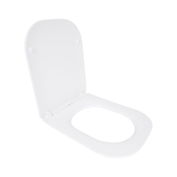 Сидіння для унітазу Qtap (Stork, Aquarius 630) 420x336x22 мм, White, з мікроліфтом, Slim Duroplast, Quick Release QTSC179W49263 Сидіння для унітазу Qtap (Stork, Aquarius 630) 420x336x22 мм, White, з мікроліфтом, Slim Duroplast, Quick Release QTSC179W49263