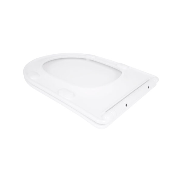 Сидіння для унітазу Qtap (Evia, Arvin, Leo 630) 410x330x22 мм, White, з мікроліфтом, Slim Duroplast, Quick Release QTSC179W49264 Сидіння для унітазу Qtap (Evia, Arvin, Leo 630) 410x330x22 мм, White, з мікроліфтом, Slim Duroplast, Quick Release QTSC179W49264