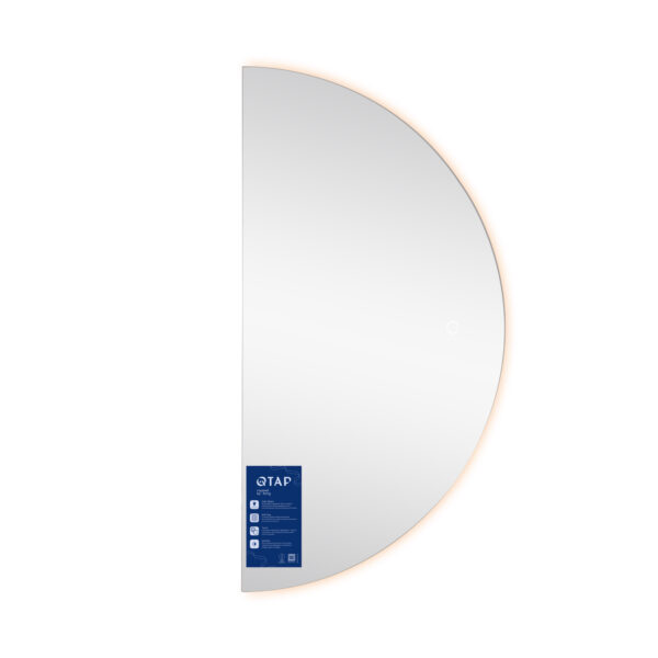 Зеркало Qtap Taurus HR800 с LED-подсветкой Touch, с антизапотеванием, с диммером, рег. темп. цвета (3000-6500K) QTTAUHR800 Дзеркало Qtap Taurus HR800 з LED-підсвічуванням Touch, з антизапотіванням, з димером, рег. темп. кольору (3000-6500K) QTTAUHR800