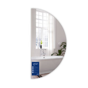 Зеркало Qtap Taurus HR1200 с LED-подсветкой Touch, с антизапотеванием, с диммером, рег. темп. цвета (3000-6500K) QTTAUHR1200 Дзеркало Qtap Taurus HR1200 з LED-підсвічуванням Touch, з антизапотіванням, з димером, рег. темп. кольору (3000-6500K) QTTAUHR1200