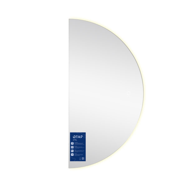 Зеркало Qtap Taurus HR1200 с LED-подсветкой Touch, с антизапотеванием, с диммером, рег. темп. цвета (3000-6500K) QTTAUHR1200 Дзеркало Qtap Taurus HR1200 з LED-підсвічуванням Touch, з антизапотіванням, з димером, рег. темп. кольору (3000-6500K) QTTAUHR1200