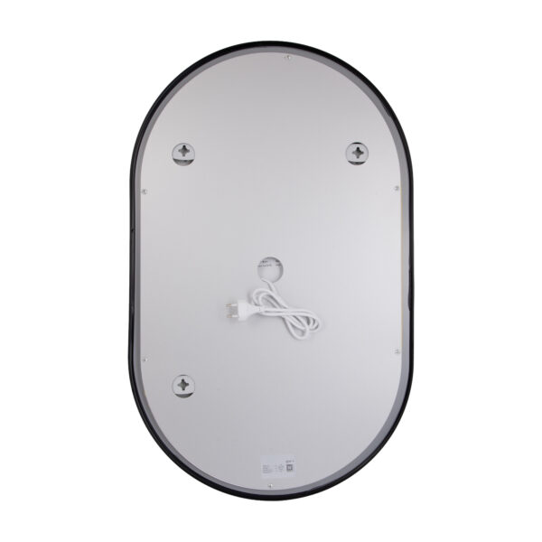 Зеркало Qtap Scorpio (SC1) с LED-подсветкой Touch, с антизапотеванием, с диммером, рег. темп цвета (3000-6500K) Black Дзеркало Qtap Scorpio (SC1) з LED-підсвічуванням Touch, з антизапотіванням, з димером, рег. темп. кольору (3000-6500K) Black