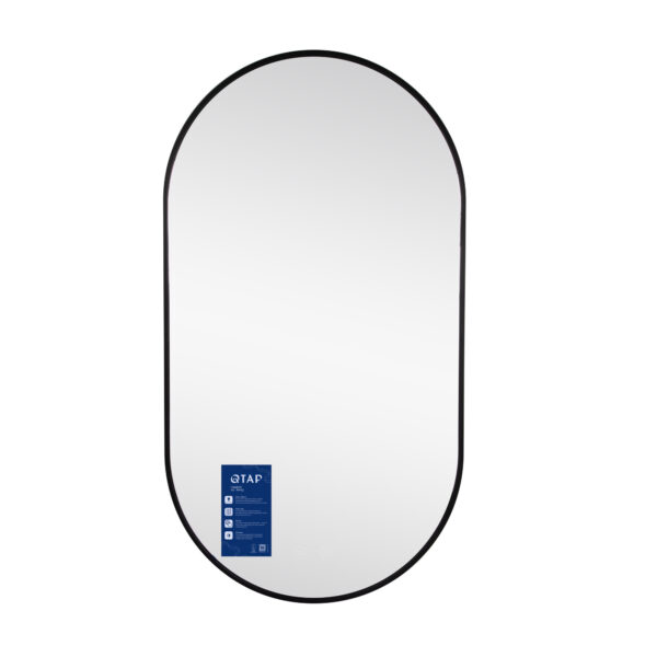 Зеркало Qtap Scorpio (SC1) с LED-подсветкой Touch, с антизапотеванием, с диммером, рег. темп цвета (3000-6500K) Black Дзеркало Qtap Scorpio (SC1) з LED-підсвічуванням Touch, з антизапотіванням, з димером, рег. темп. кольору (3000-6500K) Black