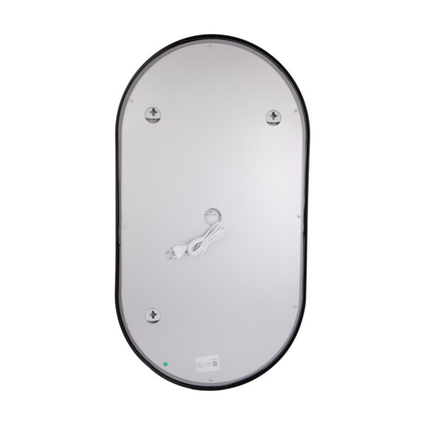 Зеркало Qtap Scorpio (SC1) с LED-подсветкой Touch, с антизапотеванием, с диммером, рег. темп цвета (3000-6500K) Black Дзеркало Qtap Scorpio (SC1) з LED-підсвічуванням Touch, з антизапотіванням, з димером, рег. темп. кольору (3000-6500K) Black