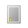 Дзеркало Lidz Kubis (KU2) 600х800 з годинником, з LED-підсвічуванням Touch, з антизапотіванням, з димером, рег. яскравості Дзеркало Lidz Kubis (KU2) 600х800 з годинником, з LED-підсвічуванням Touch, з антизапотіванням, з димером, рег. яскравості