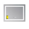 Зеркало Lidz Kubis (KU2) 800х600 с часами, с LED-подсветкой Touch, с антизапотеванием, с диммером, рег. яркости Дзеркало Lidz Kubis (KU2) 800х600 з годинником, з LED-підсвічуванням Touch, з антизапотіванням, з димером, рег. яскравості
