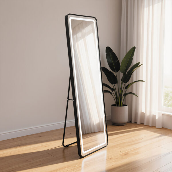 Зеркало Qtap Gemini 500х1600 с LED-подсветкой Touch, с диммером, QTGE50160049284 Дзеркало Qtap Gemini 500х1600 з LED-підсвічуванням Touch, з димером, QTGE50160049284
