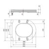 Сидіння для унітазу Qtap (Taurus 490) 422x360x30 мм, White, з мікроліфтом, Slim Duroplast, Quick Release QTSC179W49383 Сидіння для унітазу Qtap (Taurus 490) 422x360x30 мм, White, з мікроліфтом, Slim Duroplast, Quick Release QTSC179W49383
