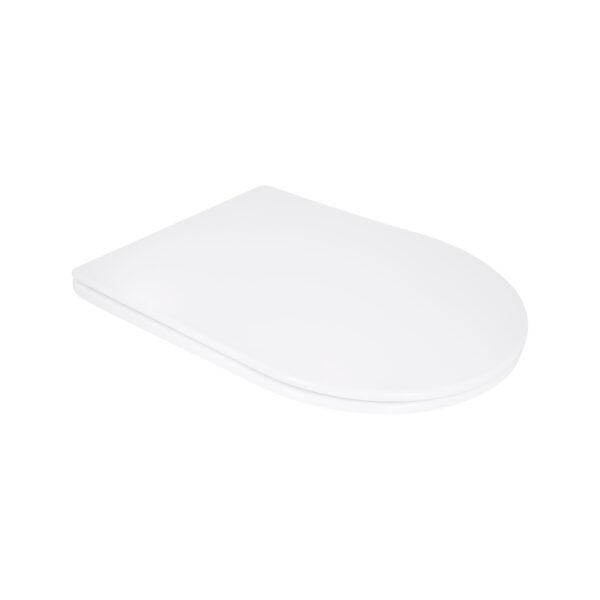 Сидіння для унітазу Qtap (Taurus 520) 455x365x38 мм, White, з мікроліфтом, Slim Duroplast, Quick Release QTSC179W49384 Сидіння для унітазу Qtap (Taurus 520) 455x365x38 мм, White, з мікроліфтом, Slim Duroplast, Quick Release QTSC179W49384
