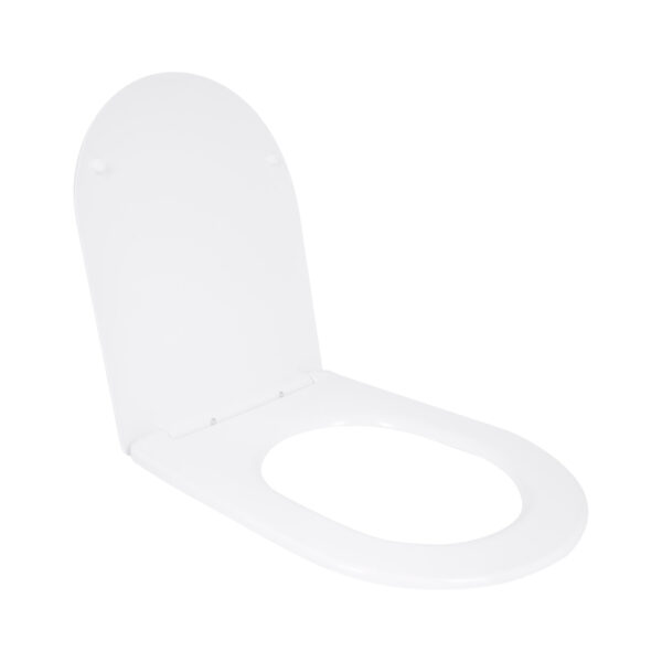 Сидіння для унітазу Qtap (Taurus 520) 455x365x38 мм, White, з мікроліфтом, Slim Duroplast, Quick Release QTSC179W49384 Сидіння для унітазу Qtap (Taurus 520) 455x365x38 мм, White, з мікроліфтом, Slim Duroplast, Quick Release QTSC179W49384