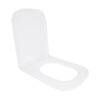 Сидіння для унітазу Qtap (Gemini 490) 428x344x37,5 мм, White, з мікроліфтом, Slim Duroplast, Quick Release QTSC179W49385