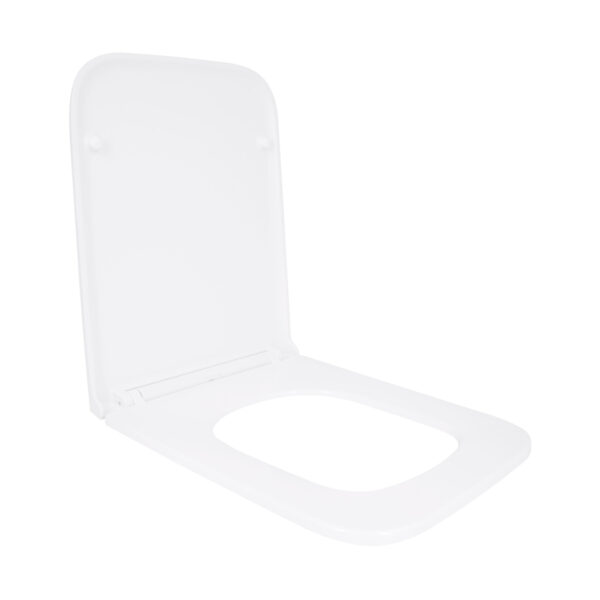 Сидіння для унітазу Qtap (Gemini 520) 448x357x38,5 мм, White, з мікроліфтом, Slim Duroplast, Quick Release QTSC179W49386 Сидіння для унітазу Qtap (Gemini 520) 448x357x38,5 мм, White, з мікроліфтом, Slim Duroplast, Quick Release QTSC179W49386