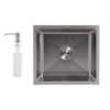 Мийка для кухні інтегрована під стільницю Lidz Handmade H4843 Brushed Steel 3,0/1,0 мм LDH4843BRU49441