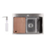 Мойка для кухни интегрированная Lidz Handmade H6845 Brushed Steel 3,0/1,0 мм LDH6845BRU49455 Мийка для кухні інтегрована Lidz Handmade H6845 Brushed Steel 3,0/1,0 мм LDH6845BRU49455